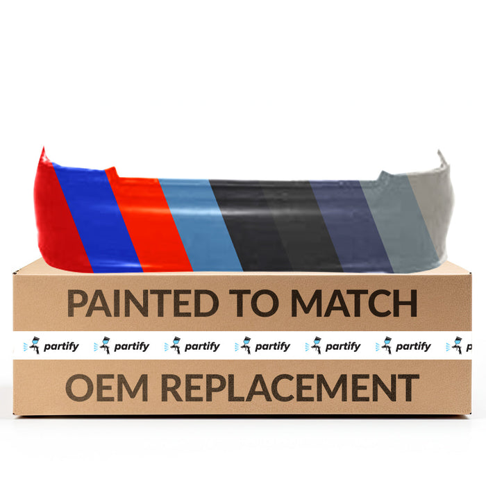 1995-1997 Hyundai Accent CAPA Certified Rear Bumper 2 Door Hatchback - HY1100119C-Partify-Painted-Replacement-Body-Parts