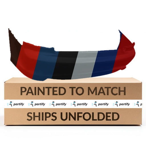 1998-1999 Hyundai Accent CAPA Certified Rear Bumper 2 Door Hatchback - HY1100124C-Partify-Painted-Replacement-Body-Parts