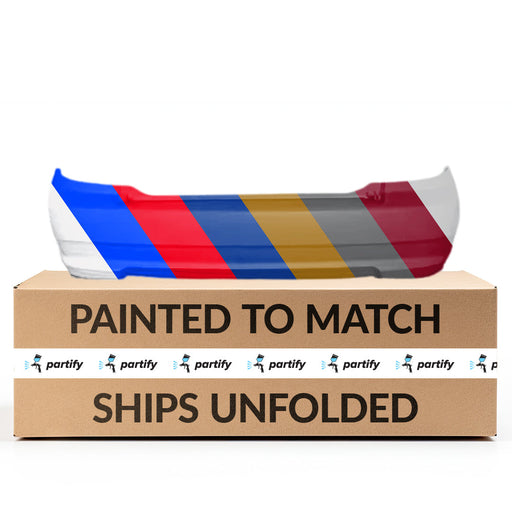 2003-2006 Hyundai Accent Rear Bumper 2 Door Hatchback - HY1100139-Partify-Painted-Replacement-Body-Parts