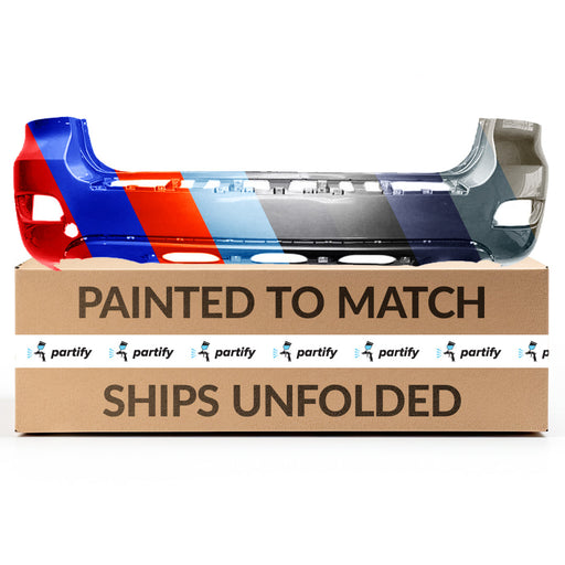 2007-2009 Hyundai Santa Fe Rear Bumper - HY1100153-Partify-Painted-Replacement-Body-Parts