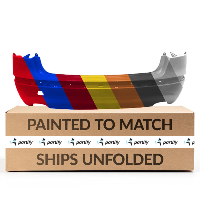 2009-2011 Hyundai Genesis Rear Bumper W/O Park Assist System Sedan - HY1100165-Partify-Painted-Replacement-Body-Parts