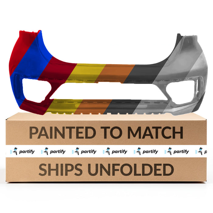 2017-2022 Hyundai Ioniq Electric/Electric Limited/Electric Plus Limited/Electric Plus Preferred/Electric Plus SE/Electric Plus Ultimate/Electric Preferred/Electric SE/Electric Ultimate/Hybrid Blue/Hybrid Essential/Hybrid Limited/Hybrid Luxury/Hybrid Preferred/Hybrid SE/Hybrid SEL/Hybrid Ultimate/Plug-In Hybrid/Plug-In Hybrid Essential/Plug-In Hybrid Limited/Plug-In Hybrid Preferred/Plug-In Hybrid SE/Plug-In Hybrid SEL/Plug-In Hybrid Ultimate OEM Rear Bumper - 86611G2000-Partify-Painted-Replacement-Body-Part