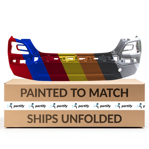 2018-2021 Hyundai Kona Essential/SE/SEL Rear Bumper From 12-7-17 W/Integral Skid W/O Park Assist - HY1100230-Partify-Painted-Replacement-Body-Parts