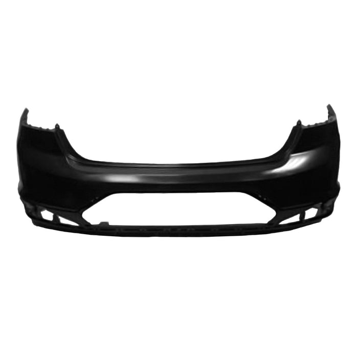 2019-2020 Hyundai Elantra CAPA Certified Rear Bumper Korea Built W/O Park Sensors Sedan - HY1100234C-Partify-Painted-Replacement-Body-Parts