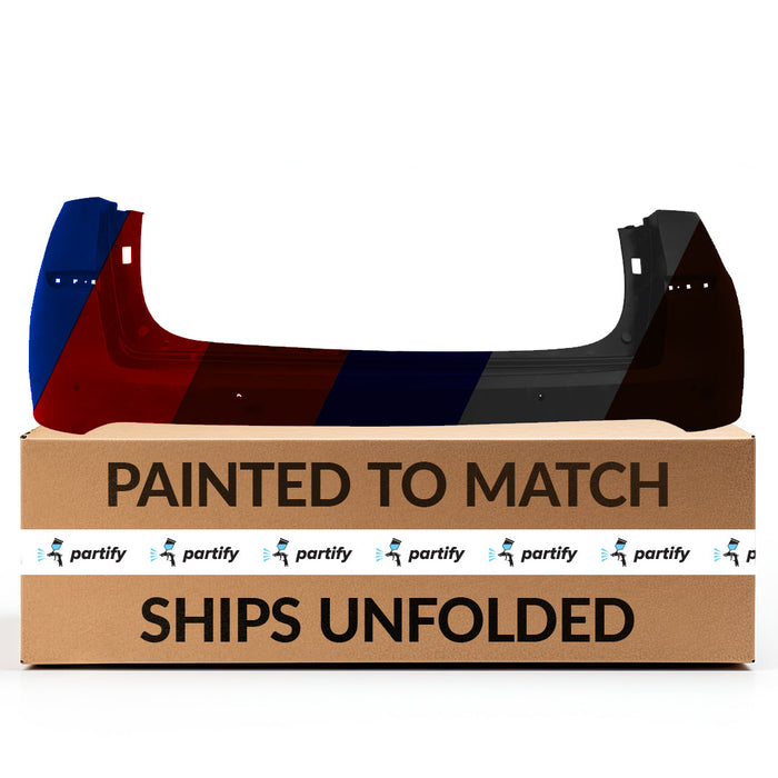 2019-2021 Hyundai Tucson Rear Upper Bumper With Sensor Holes - HY1100238-Partify-Painted-Replacement-Body-Parts