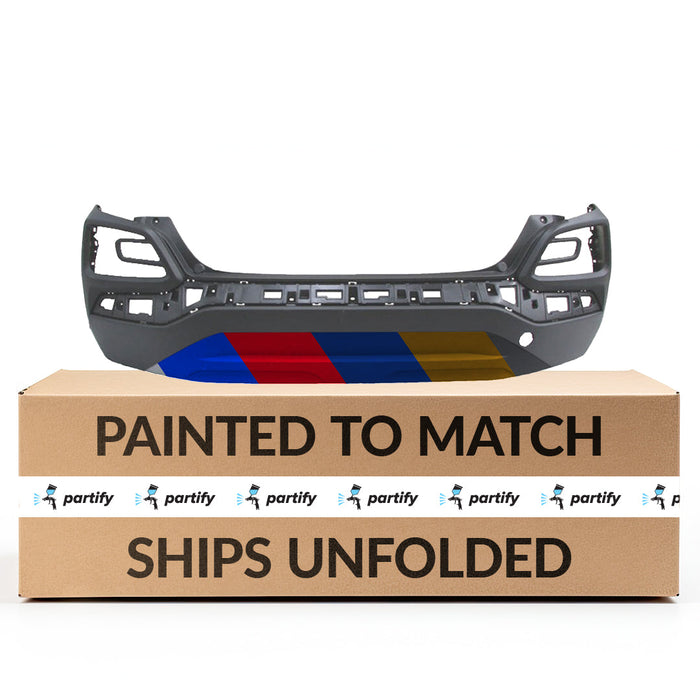 2018 Hyundai Kona Essential/SE/SEL Rear Bumper To 12-7-17 - HY1100240-Partify-Painted-Replacement-Body-Parts