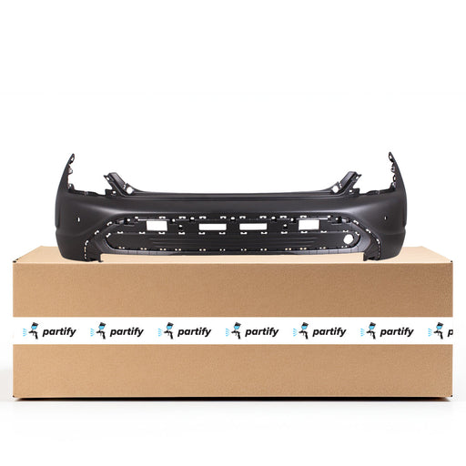 2022-2023 Hyundai Kona Limited CAPA Certified Rear Bumper W/Parking Sensors Textured - HY1100252C-Partify-Painted-Replacement-Body-Parts