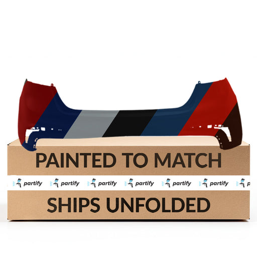 2017-2018 Hyundai Elantra CAPA Certified Rear Bumper W/Parking Sensors 4 Cyl 1.6L - HY1100256C-Partify-Painted-Replacement-Body-Parts