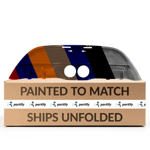 2013-2016 Hyundai Veloster Rear Lower Bumper Without Sensor Holes - HY1115113-Partify-Painted-Replacement-Body-Parts