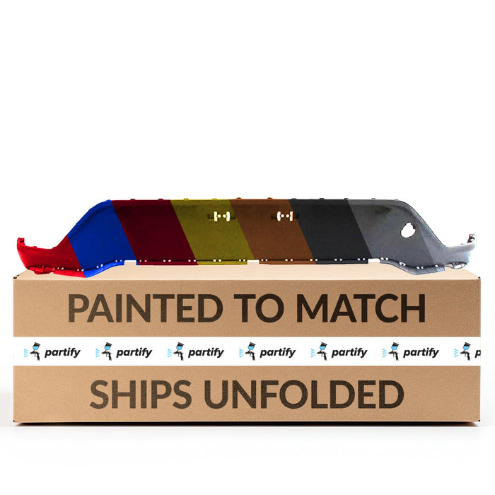 2019-2021 Hyundai Veloster Rear Lower Bumper Without Sensor Holes - HY1115119-Partify-Painted-Replacement-Body-Parts