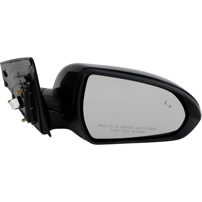 2017-2018 Hyundai Elantra Passenger Side Door Mirror Heated W/Blind Spot Detection W/Signal Lamp W/Memory Korea Built Assembly - HY1321255-Partify-Painted-Replacement-Body-Parts