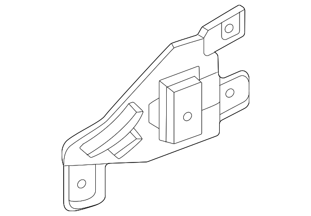 Hyundai Tucson Sensor Mounting Bracket/Side Front Bumper Support - HY1142145
