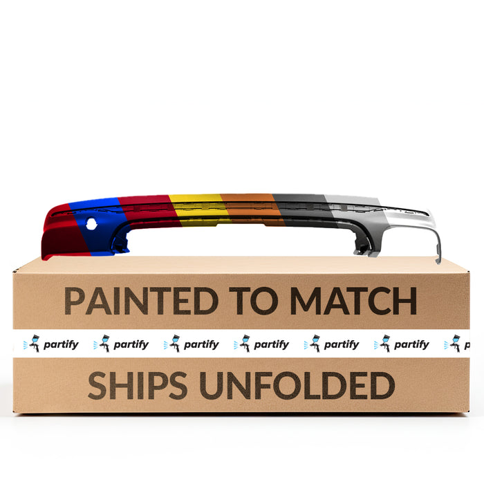2017-2018 Hyundai Elantra Rear Bumper Valance/Grille Kit Panel 1.6L L4 Turbocharged Sedan - HY1195127-Partify-Painted-Replacement-Body-Parts