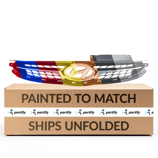 2011-2013 Hyundai Elantra GL/GLS/L Grille Korea Built Assembly Assembly Sedan - HY1200166-Partify-Painted-Replacement-Body-Parts