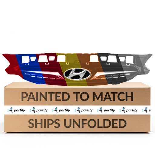 2013 Hyundai Accent Grille Assembly - HY1200177-Partify-Painted-Replacement-Body-Parts