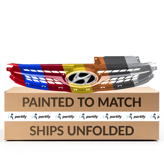 2011-2013 Hyundai Elantra GL/GLS/L Grille Usa Built Assembly - HY1200178-Partify-Painted-Replacement-Body-Parts