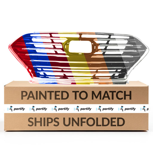 2018-2019 Hyundai Sonata Grille Std Type W/O Intelligent Cruise Ctrl Assembly - HY1200206-Partify-Painted-Replacement-Body-Parts