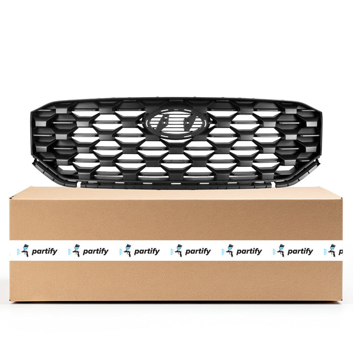 2021-2023 Hyundai Santa Fe Essential/SE/Urban/XRT CAPA Certified Grille W/O Smart Cruise Control W/O Surround View Monitor Assembly - HY1200242C-Partify-Painted-Replacement-Body-Parts