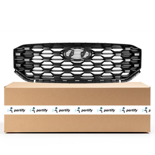 2021-2023 Hyundai Santa Fe Essential/SE/Urban/XRT CAPA Certified Grille W/O Smart Cruise Control W/O Surround View Monitor Assembly - HY1200242C-Partify-Painted-Replacement-Body-Parts