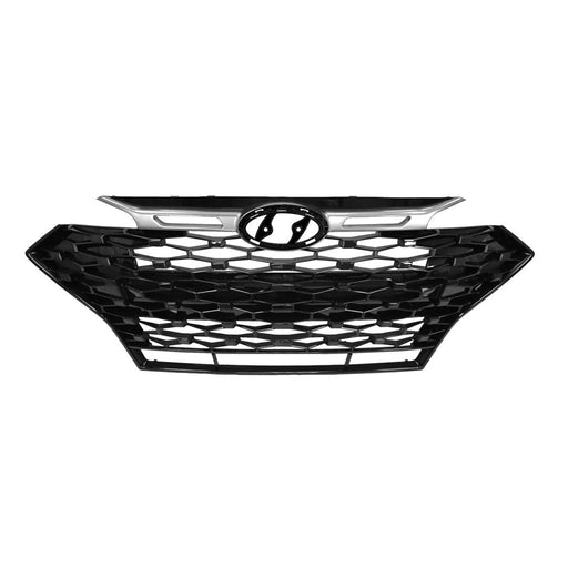 2019-2020 Hyundai Elantra Sport Grille Korea Built W/O Intelligent Cruise Control Assembly - HY1200246-Partify-Painted-Replacement-Body-Parts