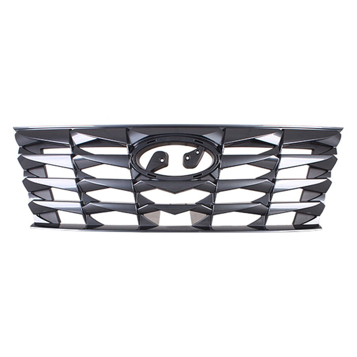 2022-2024 Hyundai Tucson Blue Hybrid/Essential/Preferred/SE/SEL/SEL Convenience Hybrid/SEL Plug-In Hybrid Grille Black Assembly - HY1200248-Partify-Painted-Replacement-Body-Parts
