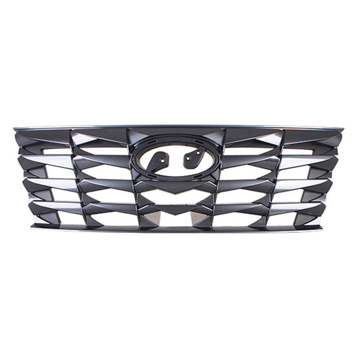2022-2024 Hyundai Tucson Blue Hybrid/Essential/Preferred/SE/SEL/SEL Convenience Hybrid/SEL Plug-In Hybrid Grille Black Assembly - HY1200248-Partify-Painted-Replacement-Body-Parts