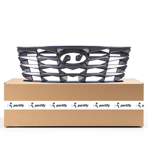 2022-2024 Hyundai Tucson Blue Hybrid/Essential/Preferred/SE/SEL/SEL Convenience Hybrid/SEL Plug-In Hybrid CAPA Certified Grille Black Assembly - HY1200248C-Partify-Painted-Replacement-Body-Parts