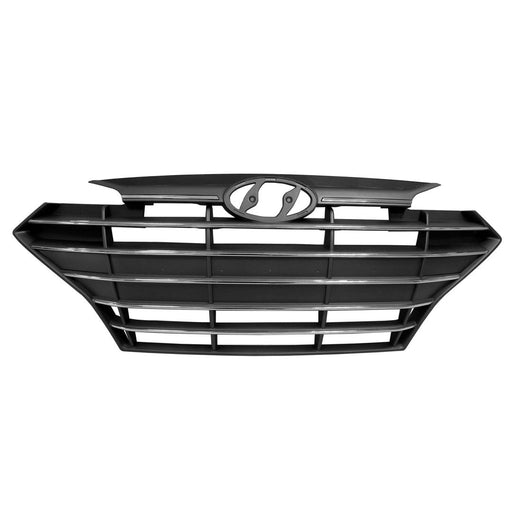 2019-2020 Hyundai Elantra Grille W/O Intelligent Cruise Control Korea Built Assembly - HY1200253-Partify-Painted-Replacement-Body-Parts