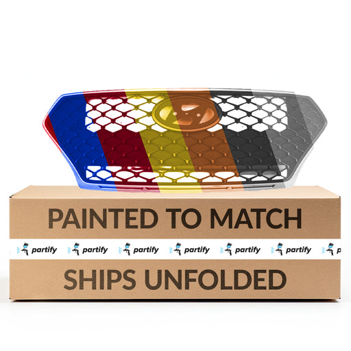 2019-2020 Hyundai Elantra GT N Line Grille W/O Intelligent Cruise Control Assembly - HY1200268-Partify-Painted-Replacement-Body-Parts