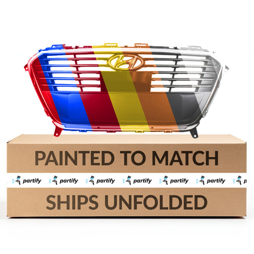 2016-2017 Hyundai Sonata Hybrid/Hybrid Limited/Hybrid SE/Hybrid Ultimate/Plug-In Hybrid/Plug-In Hybrid Limited/Plug-In Hybrid Ultimate Grille W/Auto Cruise Assembly - HY1200285-Partify-Painted-Replacement-Body-Parts