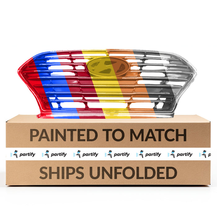 2018-2019 Hyundai Sonata Grille W/O Intelligent Cruise Control Assembly - HY1200286-Partify-Painted-Replacement-Body-Parts