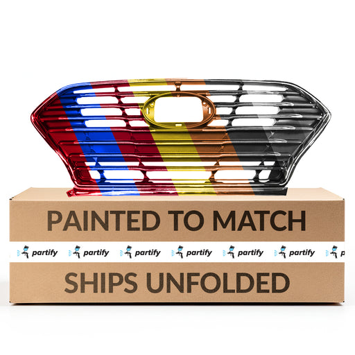 2018-2019 Hyundai Sonata Grille W/Intelligent Cruise Control Assembly - HY1200287-Partify-Painted-Replacement-Body-Parts
