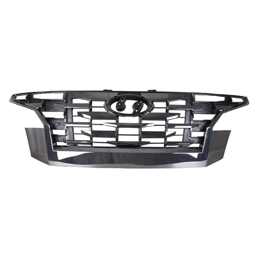 2022-2024 Hyundai Santa Cruz Limited/Preferred/Ultimate Grille Assembly - HY1200290-Partify-Painted-Replacement-Body-Parts