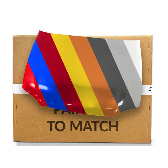 1998-1999 Hyundai Accent CAPA Certified Hood 4 Door Sedan - HY1230114C-Partify-Painted-Replacement-Body-Parts