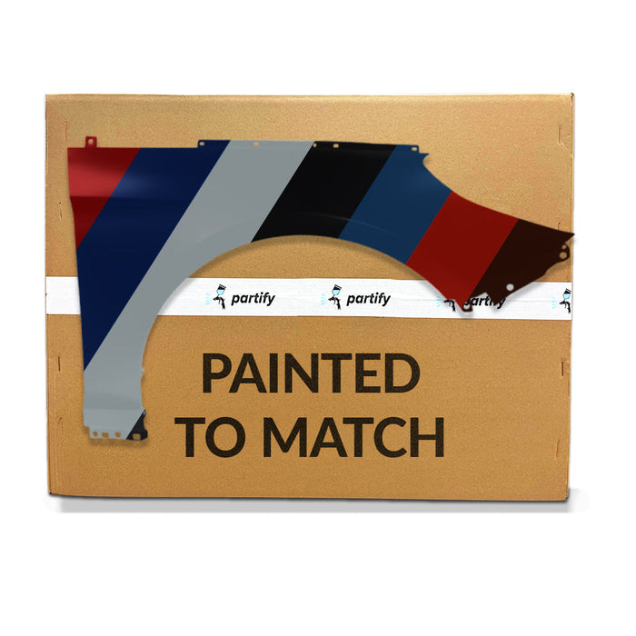 2018-2019 Hyundai Sonata Hybrid GL/Hybrid GLS/Hybrid Limited/Hybrid Luxury/Hybrid Preferred/Hybrid SE/Hybrid Ultimate/Plug-In Hybrid/Plug-In Hybrid Limited/Plug-In Hybrid Ultimate Front CAPA Certified Driver Side Fender - HY1240186C-Partify-Painted-Replacement-Body-Parts