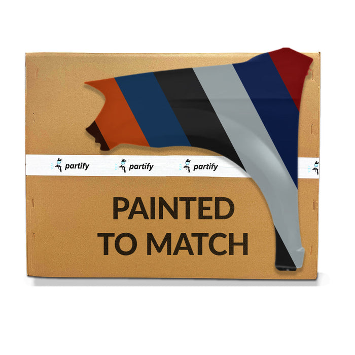 2020-2024 Hyundai Venue Front CAPA Certified Driver Side Fender W/O Side Marker Lamp Hole - HY1240190C-Partify-Painted-Replacement-Body-Parts