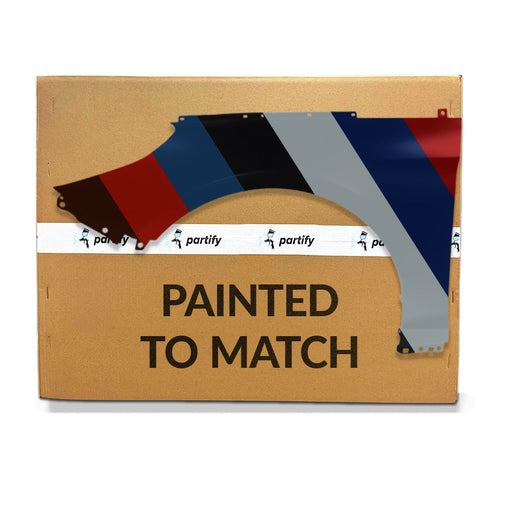 2018-2019 Hyundai Sonata Hybrid GL/Hybrid GLS/Hybrid Limited/Hybrid Luxury/Hybrid Preferred/Hybrid SE/Hybrid Ultimate/Plug-In Hybrid/Plug-In Hybrid Limited/Plug-In Hybrid Ultimate Front CAPA Certified Passenger Side Fender - HY1241186C-Partify-Painted-Replacement-Body-Parts