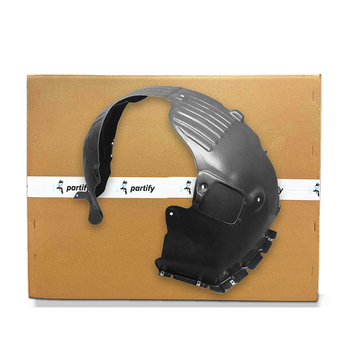 2016-2017 Hyundai Sonata Hybrid/Hybrid Limited/Hybrid SE/Hybrid Ultimate/Plug-In Hybrid/Plug-In Hybrid Limited/Plug-In Hybrid Ultimate CAPA Certified Driver Side Fender Liner From 6-19-15 Mat: Pe/Vacuum Form - HY1248181C-Partify-Painted-Replacement-Body-Parts