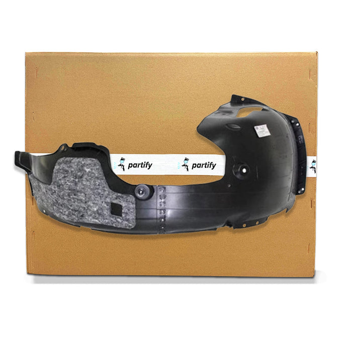 2021-2023 Hyundai Elantra Sedan Front CAPA Certified Passenger Side Fender Liner Injection Molded USA Built - HY1249186C-Partify-Painted-Replacement-Body-Parts