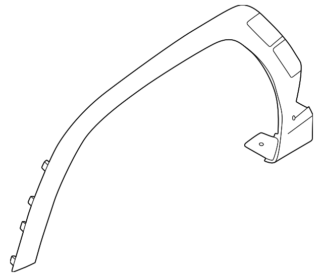Hyundai Tucson Urban/XRT Wheel Arch Molding Urban - HY1291127