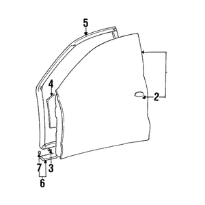 Front Passenger Side Door Shell image