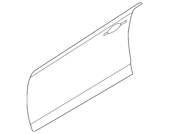 Hyundai Elantra Door Outer Panel - HY1302107
