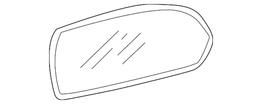 Hyundai Elantra GL/GLS/GT Door Mirror Glass GLS Sedan Heated - HY1325120