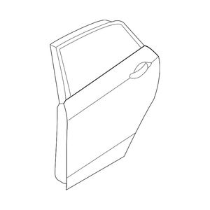Rear Driver Side Door Shell image