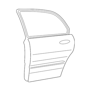 Rear Passenger Side Door Shell image