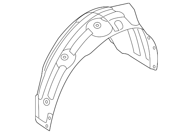Hyundai Tucson Fender Liner - HY1763109