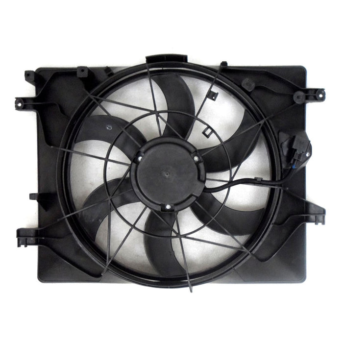 2010-2012 Hyundai Genesis Coupe Engine Cooling Fan Assembly 3.8L V6 - HY3115128-Partify-Painted-Replacement-Body-Parts