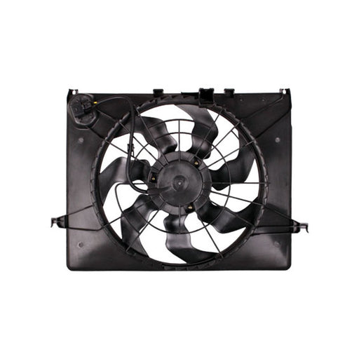2011-2014 Hyundai Sonata GL/GLS/Limited/SE/Kia Optima EX/EX Luxury/LX/SX Engine Cooling Fan Assembly 2.4L L4 - HY3115129-Partify-Painted-Replacement-Body-Parts