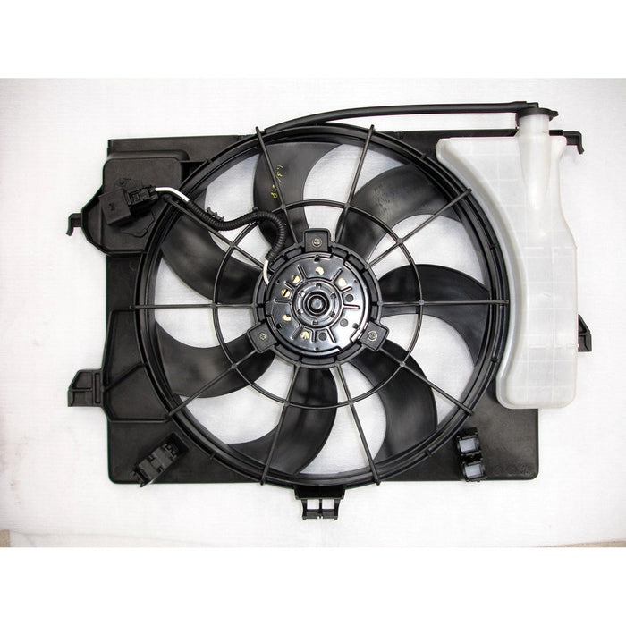 2012-2013 Hyundai Accent/Veloster Engine Cooling Fan Assembly - HY3115136-Partify-Painted-Replacement-Body-Parts