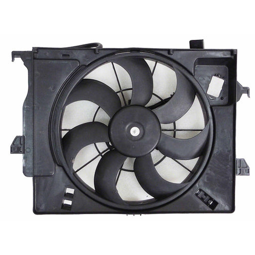 2012-2014 Hyundai Accent Engine Cooling Fan Assembly - HY3115140-Partify-Painted-Replacement-Body-Parts
